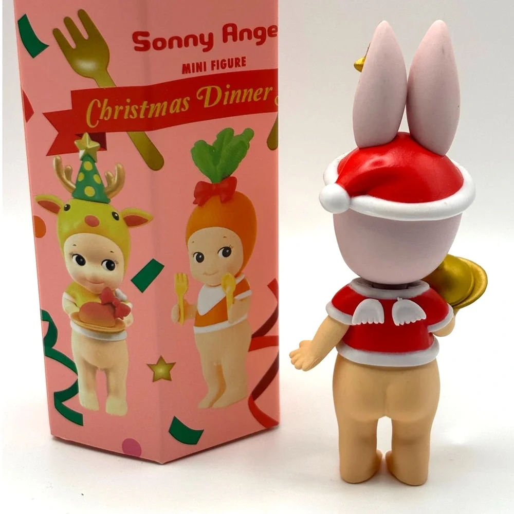 New Kewpie/Angel Seated Mini Figure in Santa Rabbit Costume, Open Blind Box